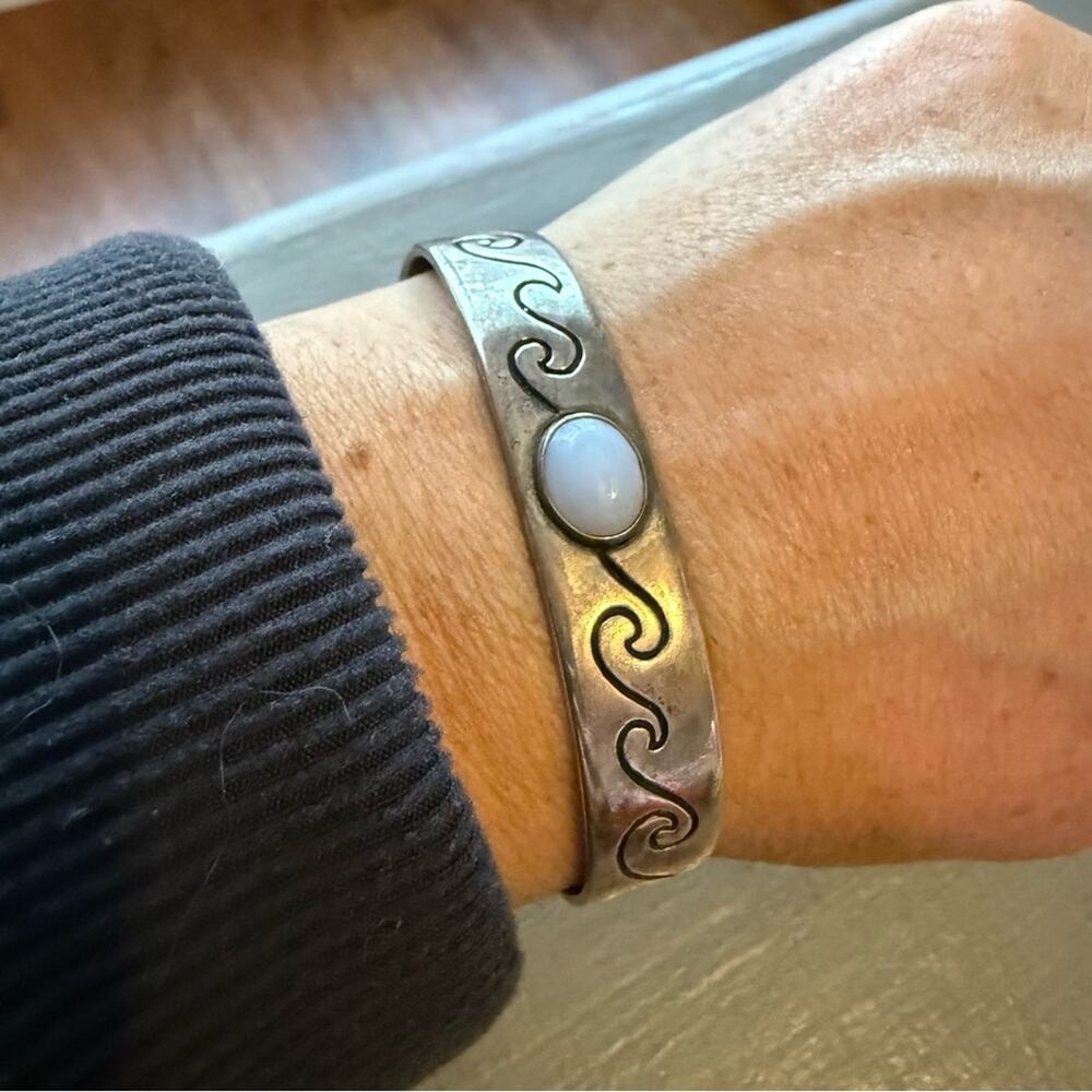 Carolyn Pollack Relios The Ocean is made of Drops Mother Teresa Agate Bracelet